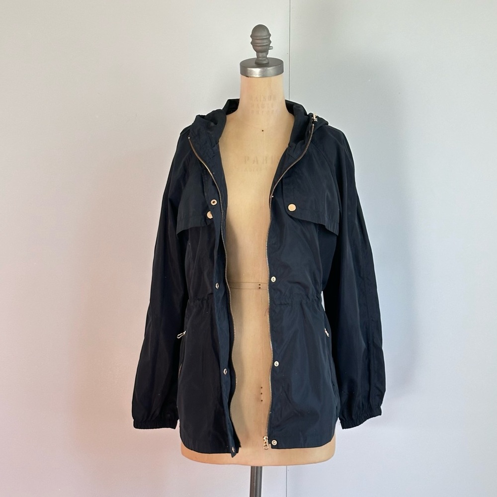 Cavalini Dark Blue Rain Jacket/Parka - Size - L